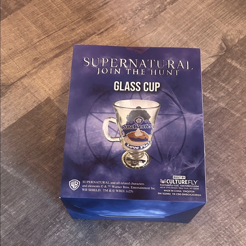 Supernatural Glass Cup Culturefly mint in box